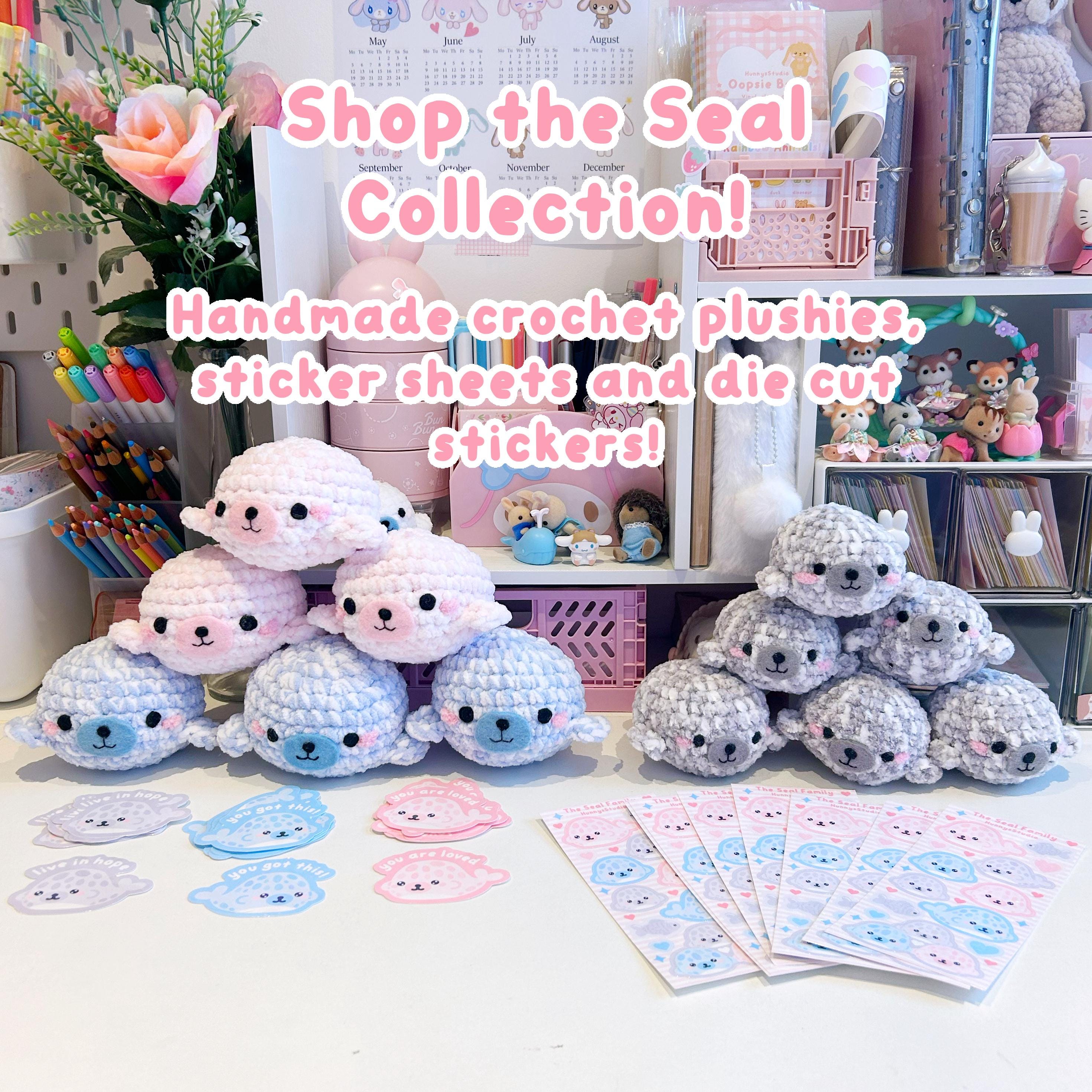 Seals with quotes holographic vinyl die cut stickers