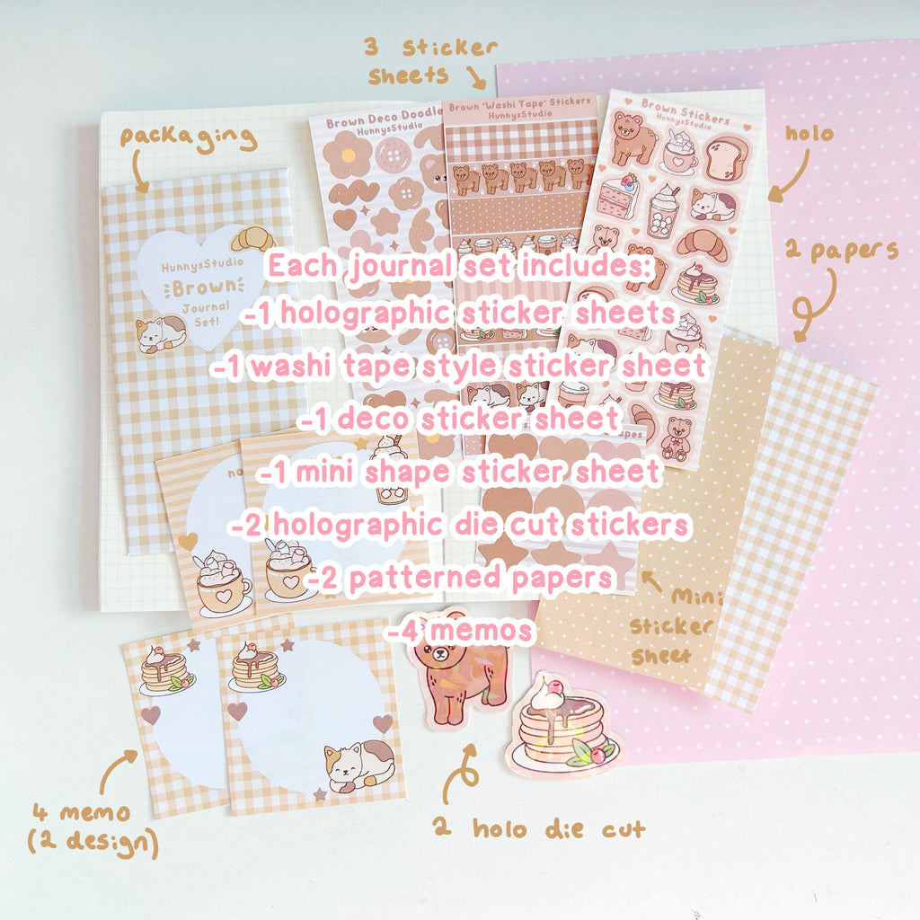 Rainbow journal sets