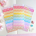 Rainbow Star deco vinyl holographic sticker sheet