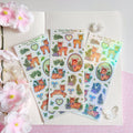 Fern the fawn vinyl holographic sticker sheet
