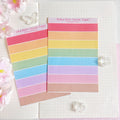 Polka dots 'washi tape' matte sticker sheet
