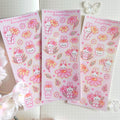 Daisy loves Flowers, vinyl holographic sticker sheet