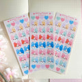 kitty faces matte sticker sheet