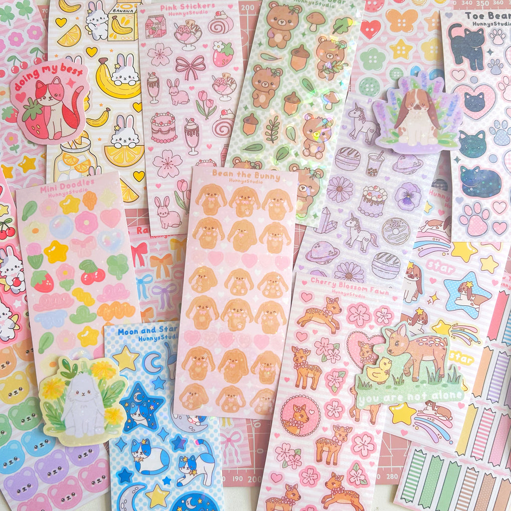MYSTERY BAGS- surprise sticker sheets, die cuts and memo bundles, small or big
