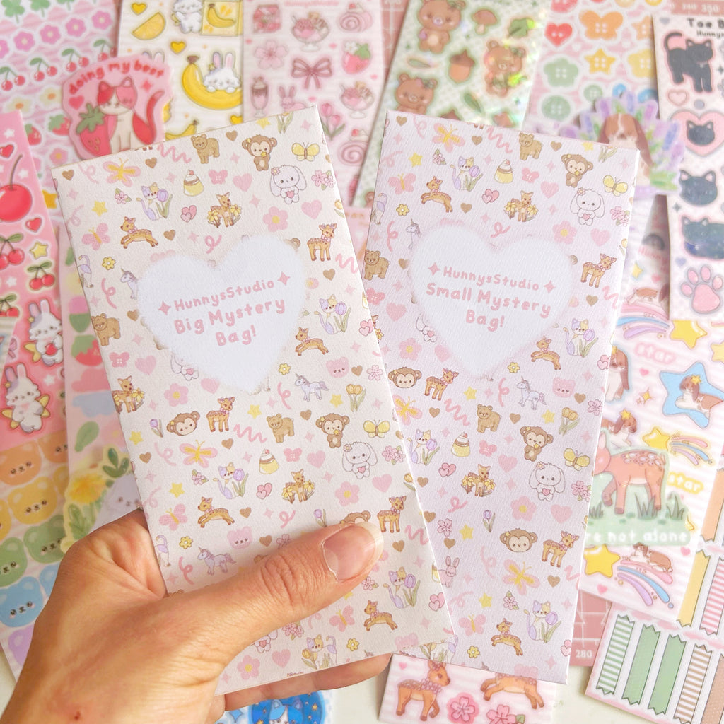 MYSTERY BAGS- surprise sticker sheets, die cuts and memo bundles, small or big