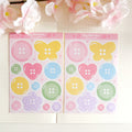 Big Buttons matte sticker sheet