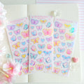 Butterfly Deco vinyl holographic sticker sheet