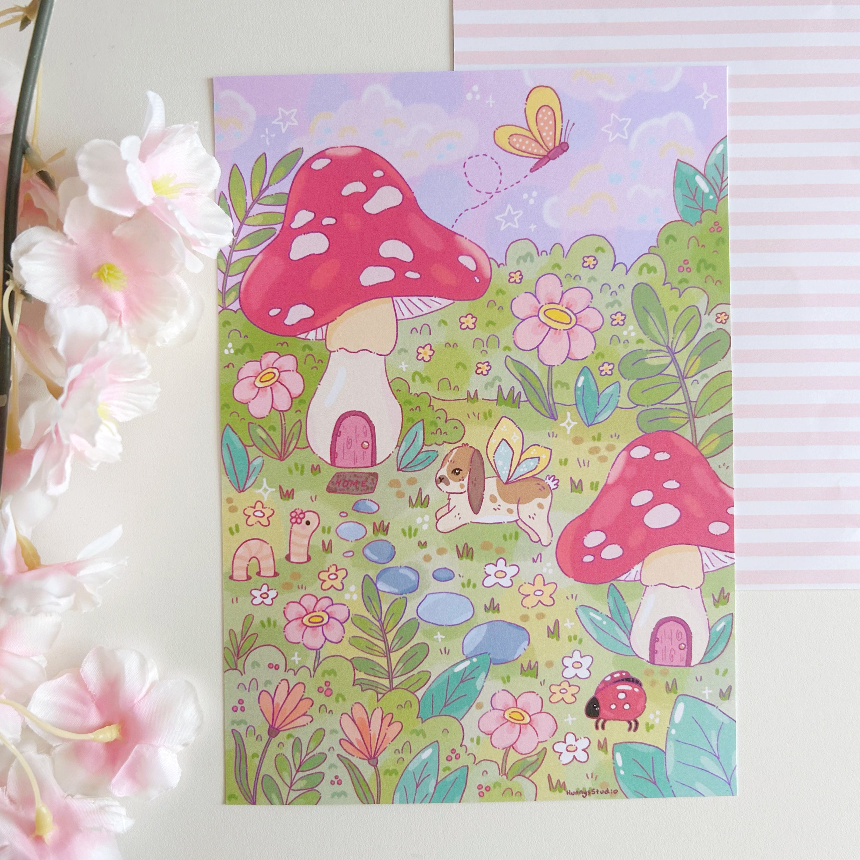 Magical Forest art print A5