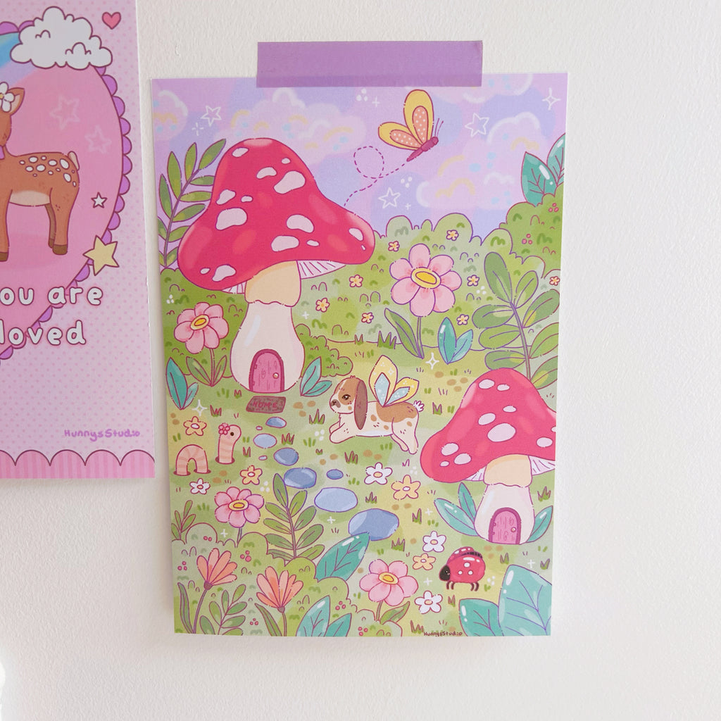 Magical Forest art print A5