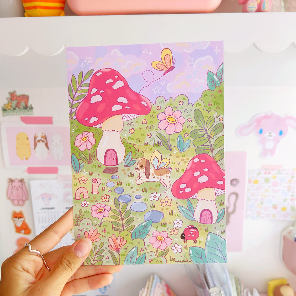 Magical Forest art print A5