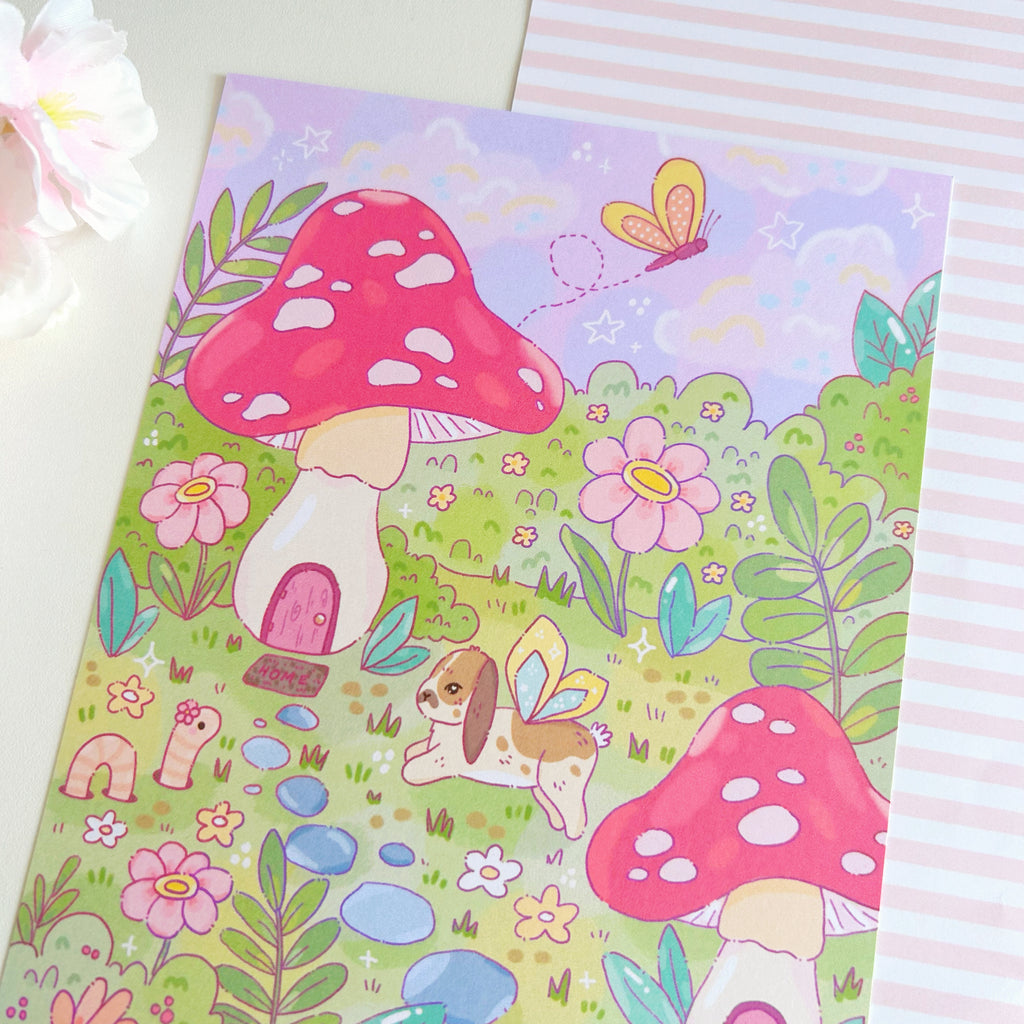 Magical Forest art print A5
