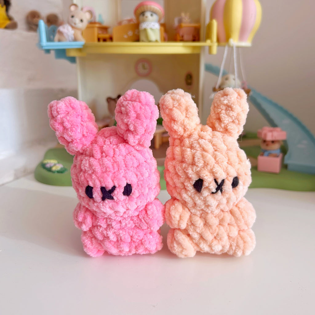 Crochet mini bunnies, handmade crochet plushies