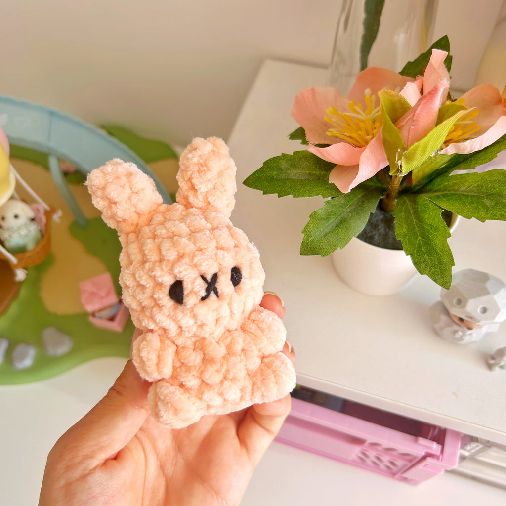 Crochet mini bunnies, handmade crochet plushies