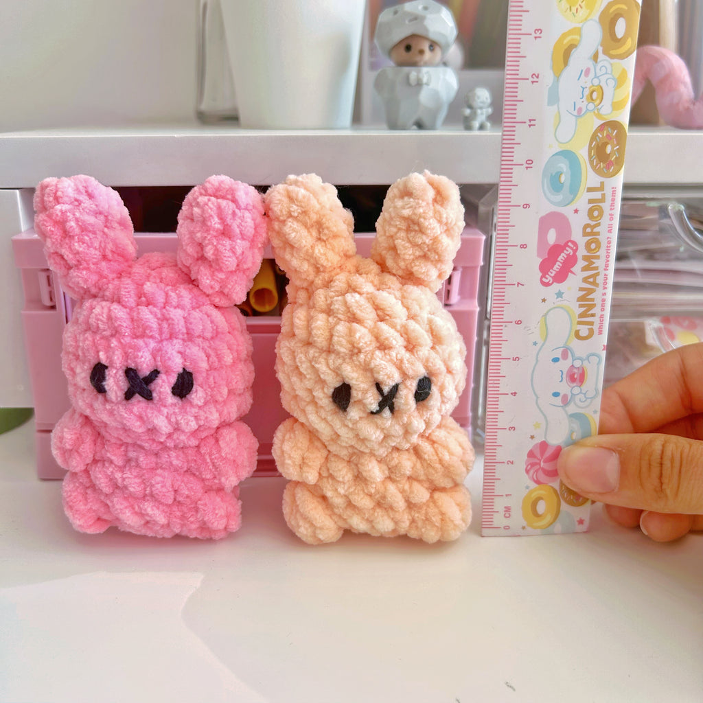 Crochet mini bunnies, handmade crochet plushies