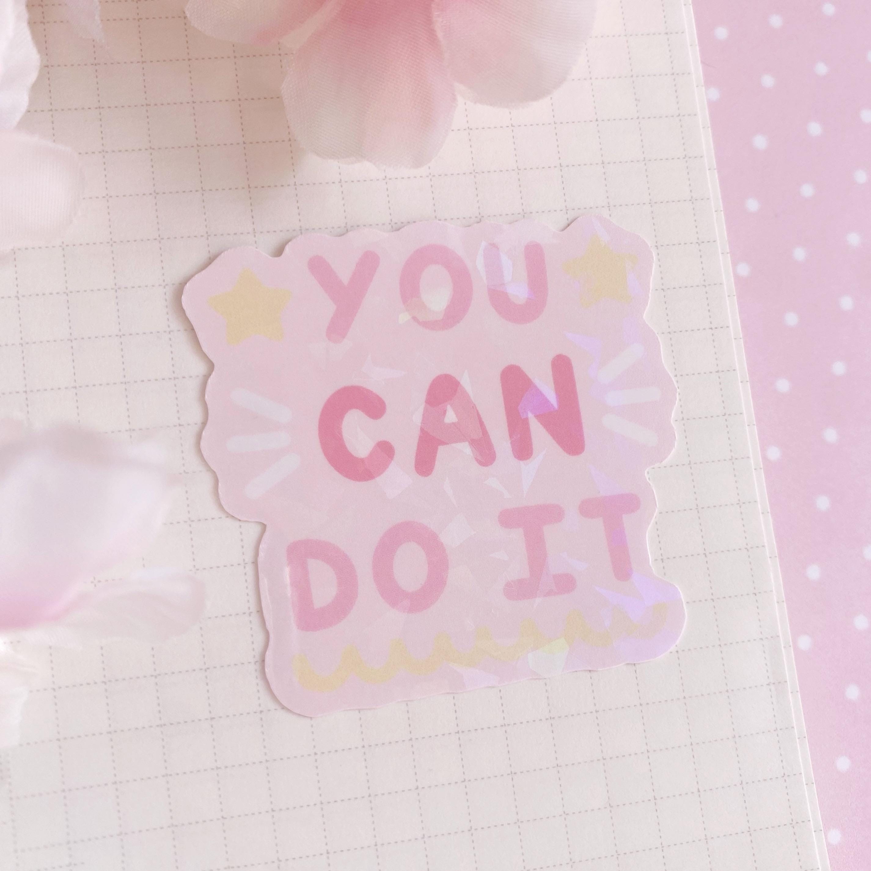 You can do it die cut vinyl holo sticker