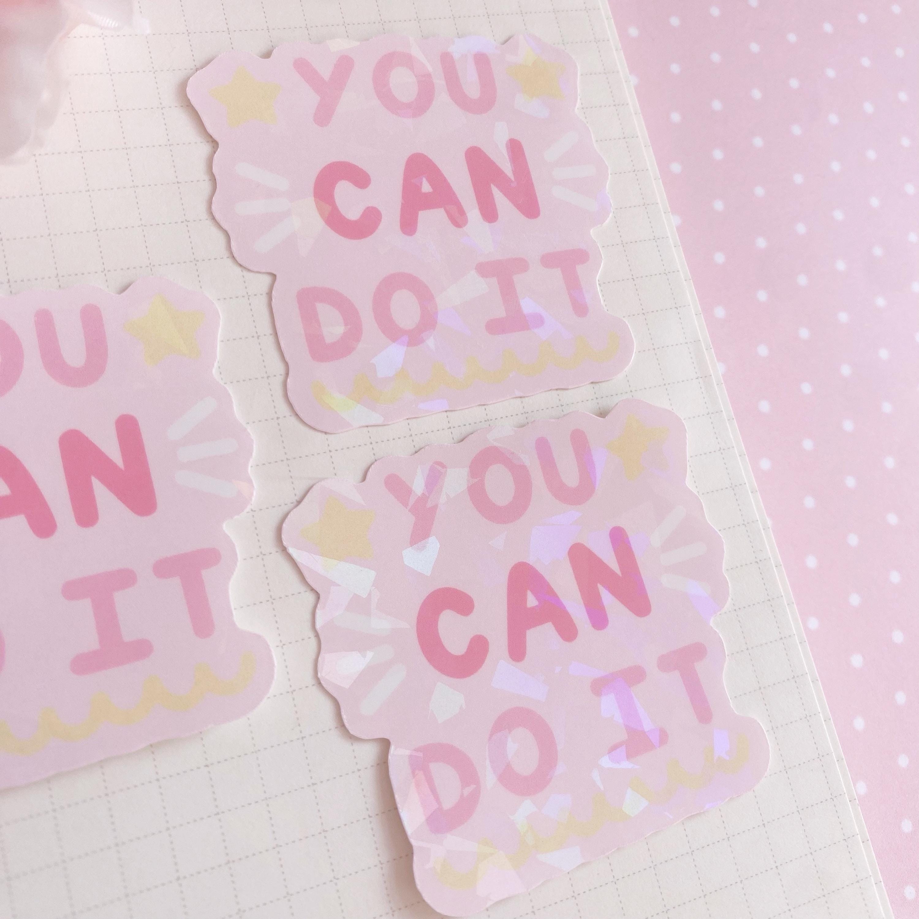 You can do it die cut vinyl holo sticker