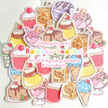 Rainbow snacks mystery holographic die cut stickers